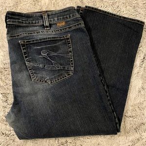 Silver Jeans, Suki Capri straight leg style, size 20